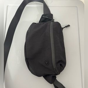 Black Fanny Pack Crossbody or Waist